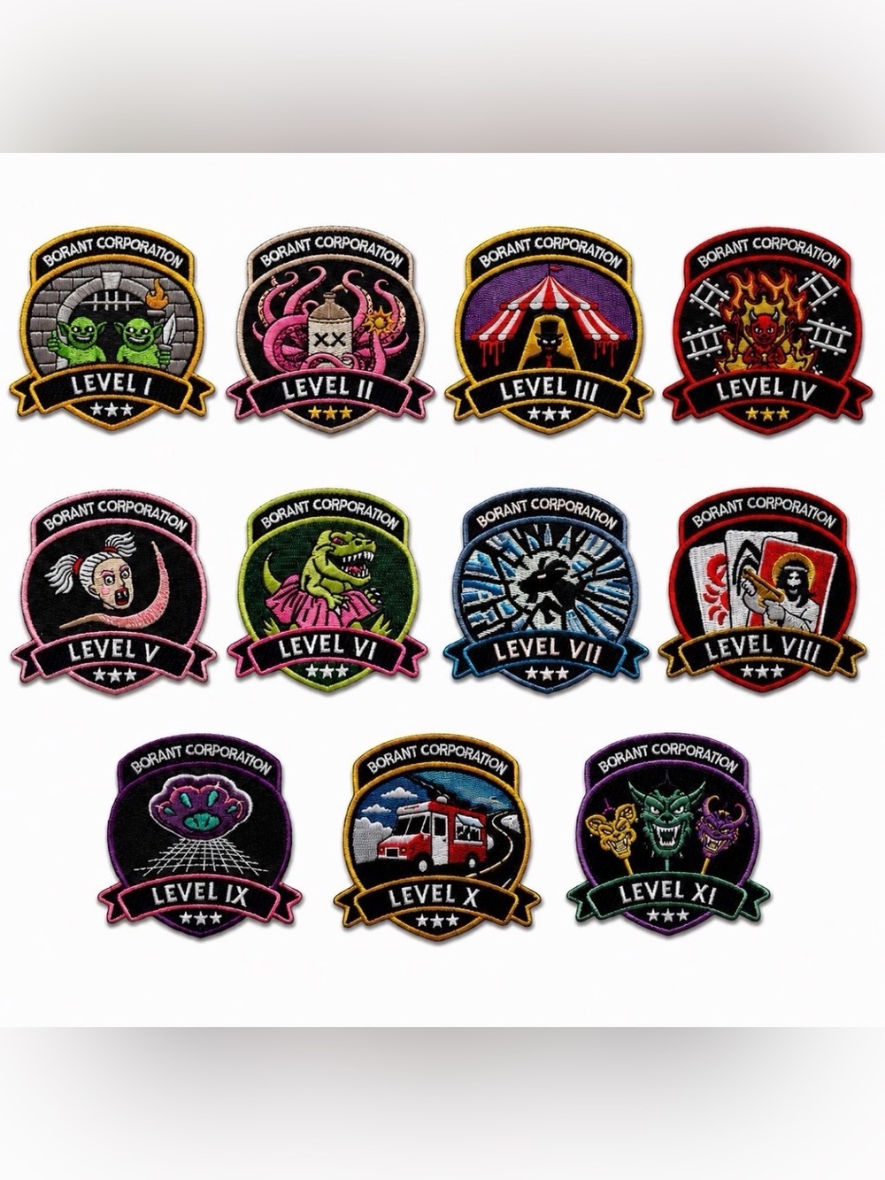 Lit Escalates Dungeon Crawler Carl Patch Full Set